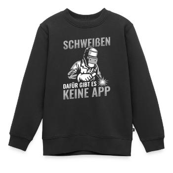 Schweißen Schweißer Schweissen - Kinder Premium Organic Sweatshirt - Schwarz - Vorne - AI Model Kid Female (0cm)