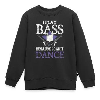 Bass joueur Bass Player Bassist Bassist - Sweat Premium enfant bio - noir - Devant - AI Model Kid Female (0cm)