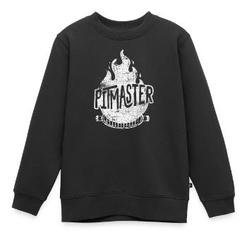 Gril à griller - Sweat Premium enfant bio - noir - Devant - AI Model Kid Female (0cm)