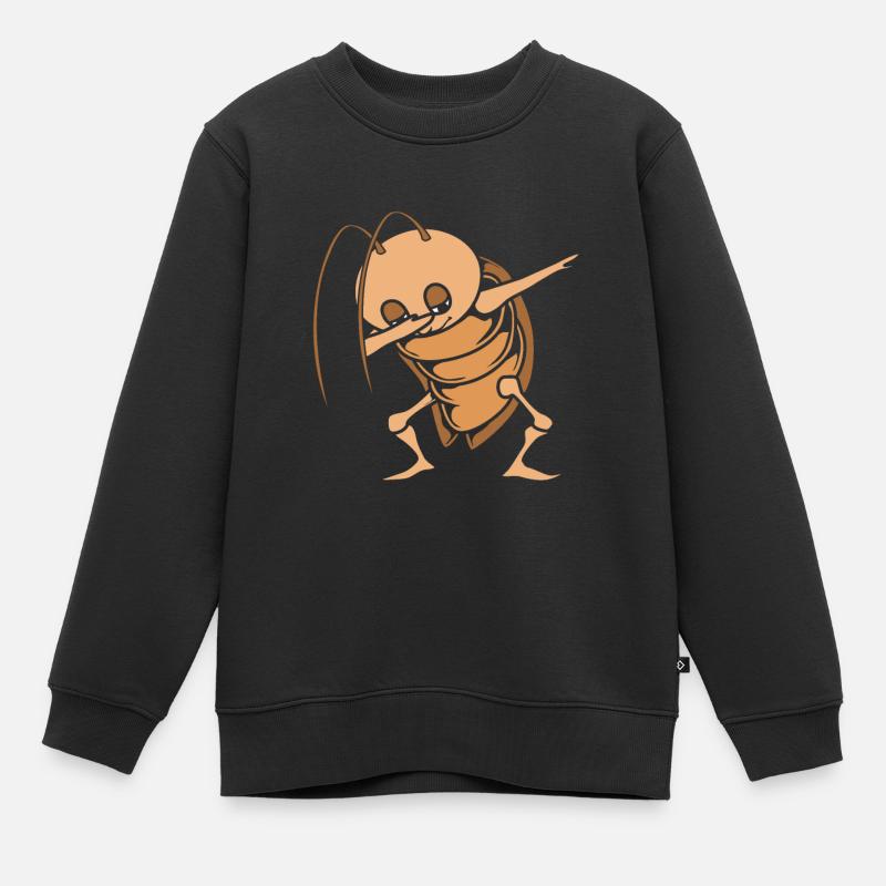 cafard - Sweat Premium enfant bio - noir