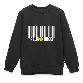 Cadeau Peja Kosovo 03 pour homme - Sweat Premium enfant bio - noir - Devant - AI Model Kid Female (0cm)