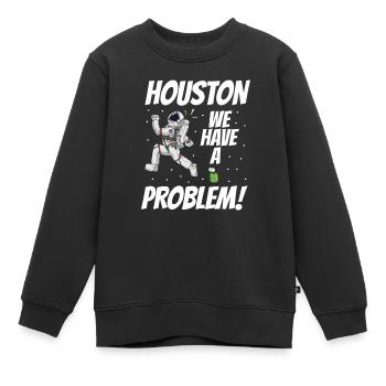 Astronaute astronaute anniversaire voyage dans l'espace cosmos - Sweat Premium enfant bio - noir - Devant - AI Model Kid Female (0cm)
