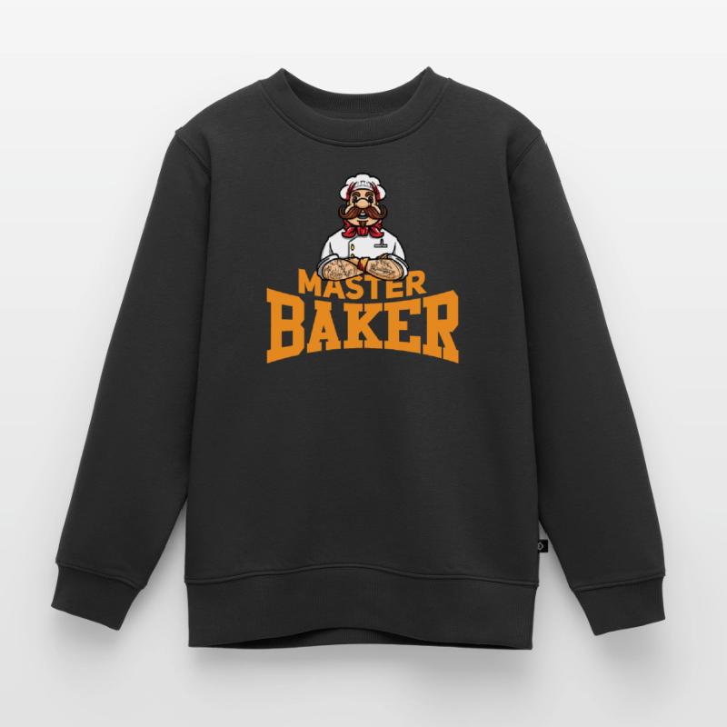 Baker Baking Master Baker Bakery Kids Premium Organic Sweatshirt