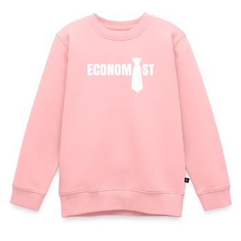 Economist Micro Macro Economics Economics Economics - Kids Premium Organic Sweatshirt - rose - Front - AI Model Kid Female (0cm)