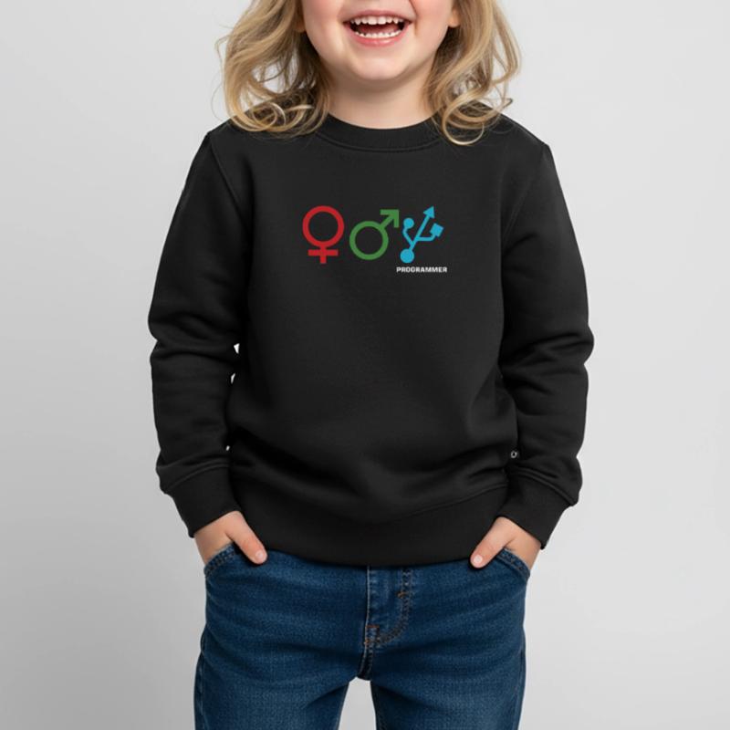 Programmation des codes de déchiffrement Technicien en informatique Sweat Premium enfant bio
