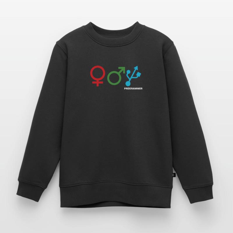Programmation des codes de déchiffrement Technicien en informatique Sweat Premium enfant bio