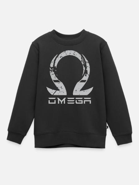 oméga - Sweat Premium enfant bio - noir