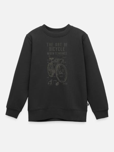 Die Kunst der Fahrradwartung - Kinder Premium Organic Sweatshirt - Schwarz