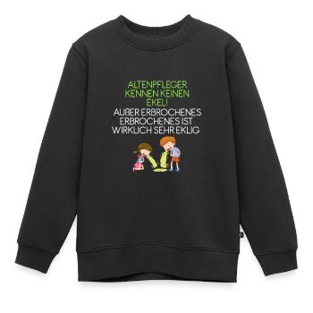 Altenpfleger Pfleger - Kinder Premium Organic Sweatshirt - Schwarz - Vorne - AI Model Kid Female (0cm)