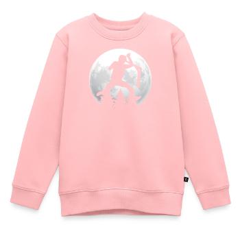 Stuntscooter Stunt Scooter Tretroller retro vintag - Kinder Premium Organic Sweatshirt - Rosa - Vorne - AI Model Kid Female (0cm)