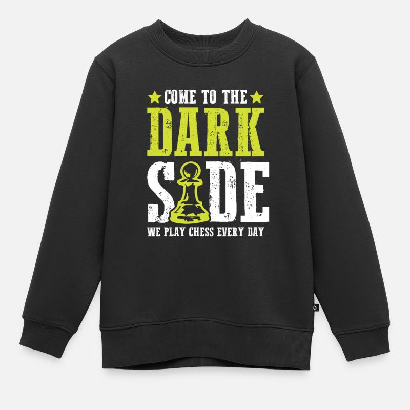 Jeu d’échecs échecs - Sweat Premium enfant bio - noir