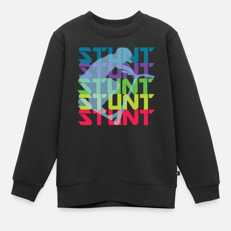 Scooter Roller Skater Tricks Cadeau Kick Scooter - Sweat Premium enfant bio - noir
