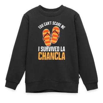 La Chancla Mexikaner Kind Mexiko Mutter Latina - Kinder Premium Organic Sweatshirt - Schwarz - Vorne - AI Model Kid Female (0cm)