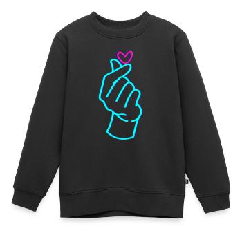 K-Pop Korea-Popmusik Kdrama Kpop Korea Koreanisch - Kinder Premium Organic Sweatshirt - Schwarz - Vorne - AI Model Kid Female (0cm)