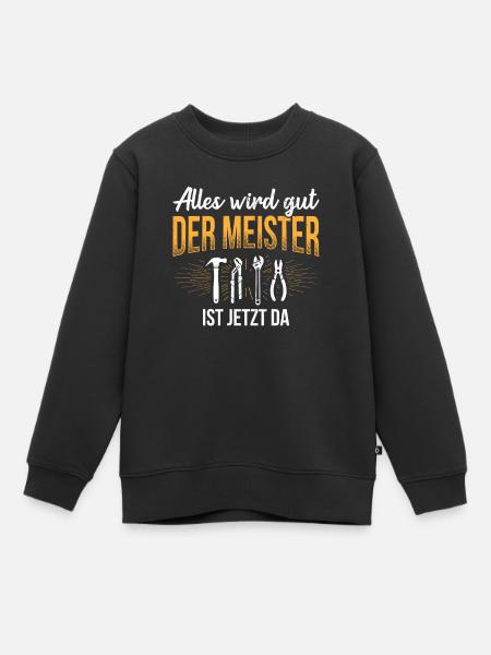 Handwerker Handwerk - Kinder Premium Organic Sweatshirt - Schwarz