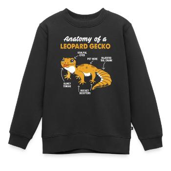 Gecko Anatomie - Kinder Premium Organic Sweatshirt - Schwarz - Vorne - AI Model Kid Female (0cm)
