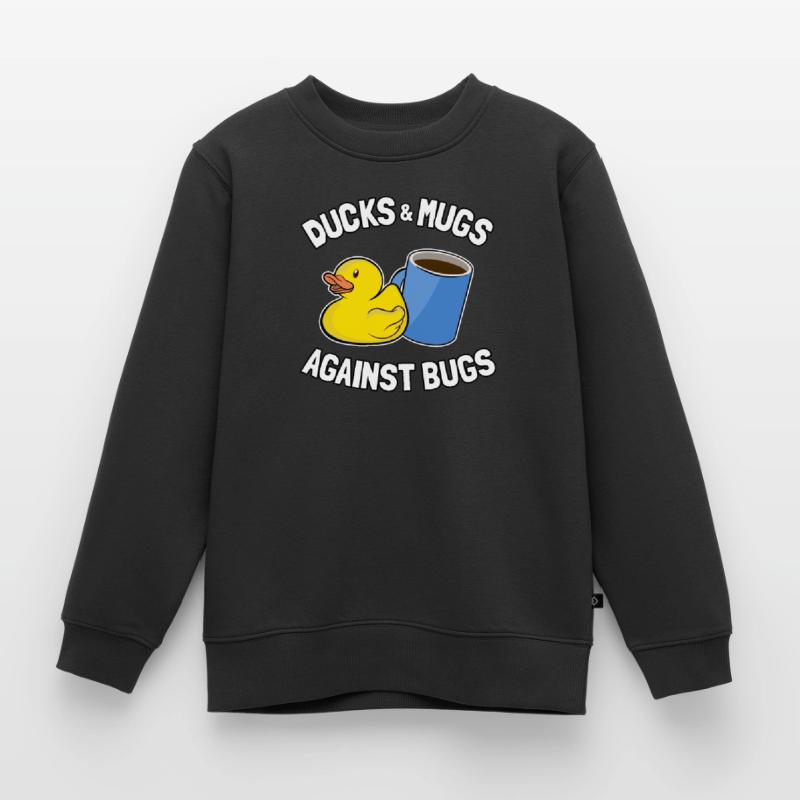 Programmeurs Canard Programmation Debugging Drôle Sweat Premium enfant bio