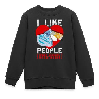 Anästhesie Witz Anästhesist Humor - Kinder Premium Organic Sweatshirt - Schwarz - Vorne - AI Model Kid Female (0cm)