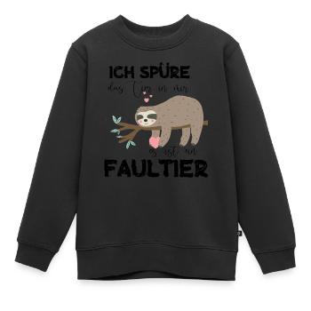 das Tier in mir - Kinder Premium Organic Sweatshirt - Schwarz - Vorne - AI Model Kid Female (0cm)