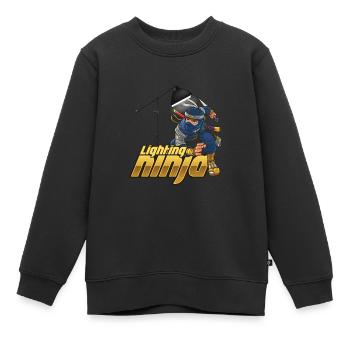 Beleuchtung Ninja Engineer Light Music Band Geschenk - Kinder Premium Organic Sweatshirt - Schwarz - Vorne - AI Model Kid Female (0cm)