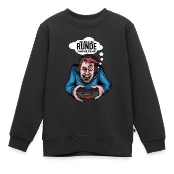 Zocken - Kinder Premium Organic Sweatshirt - Schwarz - Vorne - AI Model Kid Female (0cm)