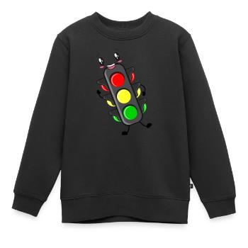 Ampel Führerschein - Kinder Premium Organic Sweatshirt - Schwarz - Vorne - AI Model Kid Female (0cm)