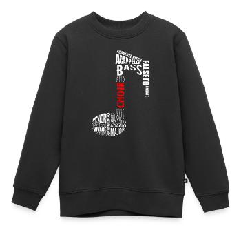 Chor Chor Musik Dirigent Chor Sänger Geschenk - Kinder Premium Organic Sweatshirt - Schwarz - Vorne - AI Model Kid Female (0cm)