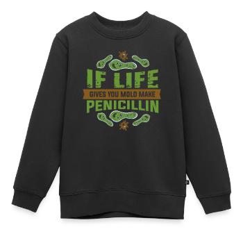 Biologie, Biologie Biologiste, Génétique, - Sweat Premium enfant bio - noir - Devant - AI Model Kid Female (0cm)