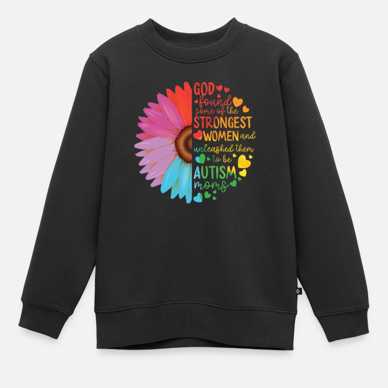 Autismus Bewusstsein - Kinder Premium Organic Sweatshirt - Schwarz