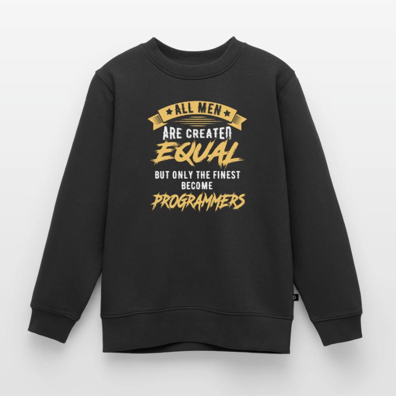 Programmer Coder Developer Gift Kids Premium Organic Sweatshirt