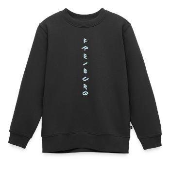 Freiburg - Kinder Premium Organic Sweatshirt - Schwarz - Vorne - AI Model Kid Female (0cm)