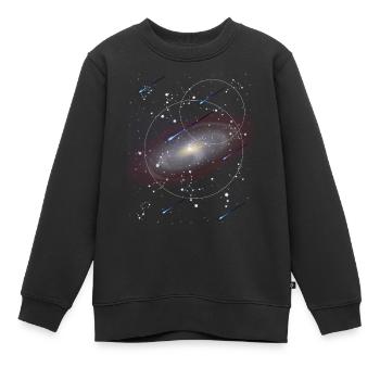 Astronomie - Sweat Premium enfant bio - noir - Devant - AI Model Kid Female (0cm)