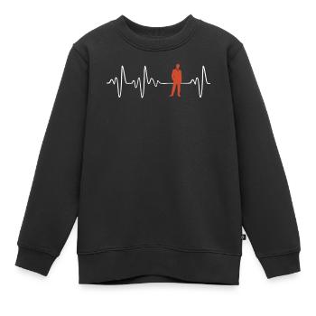 Stylish Boss Bday Present - Kinder Premium Organic Sweatshirt - Schwarz - Vorne - AI Model Kid Female (0cm)