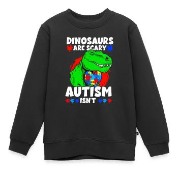 Autisme Conscience - Sweat Premium enfant bio - noir - Devant - AI Model Kid Female (0cm)