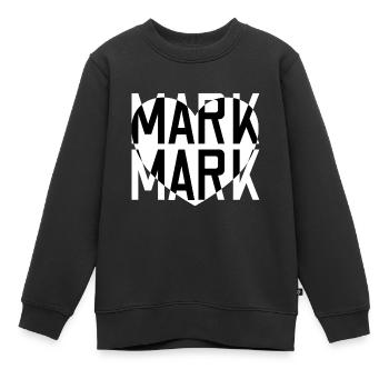 Mark Liebe Übermorgen - Kinder Premium Organic Sweatshirt - Schwarz - Vorne - AI Model Kid Female (0cm)