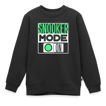 Snooker Billard - Kinder Premium Organic Sweatshirt - Schwarz - Vorne - AI Model Kid Female (0cm)