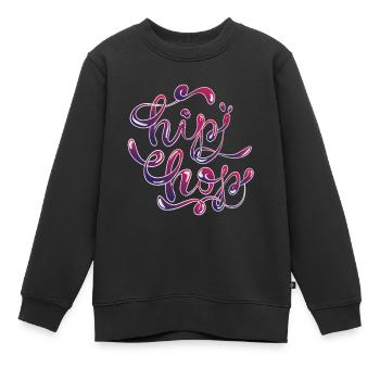 Hip Hop Rap Musik - Kinder Premium Organic Sweatshirt - Schwarz - Vorne - AI Model Kid Female (0cm)