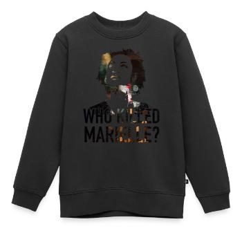 Wer tötete Marielle? - Kinder Premium Organic Sweatshirt - Schwarz - Vorne - AI Model Kid Female (0cm)