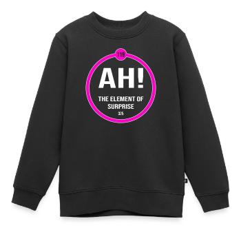 Chimie Element chimiste Profession Labor Pun - Sweat Premium enfant bio - noir - Devant - AI Model Kid Female (0cm)