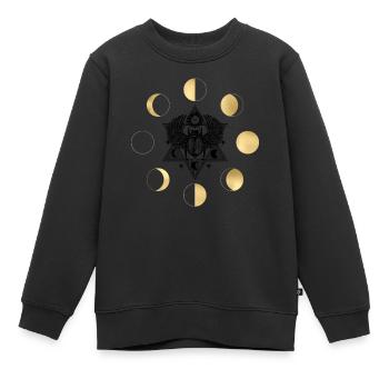 Tarot Karte Okkult Astrologie gothic esoterik - Kinder Premium Organic Sweatshirt - Schwarz - Vorne - AI Model Kid Female (0cm)