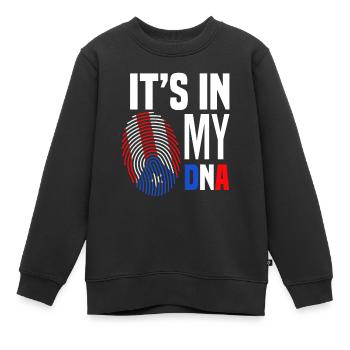 DNA Heimatland Puerto Rico - Kinder Premium Organic Sweatshirt - Schwarz - Vorne - AI Model Kid Female (0cm)