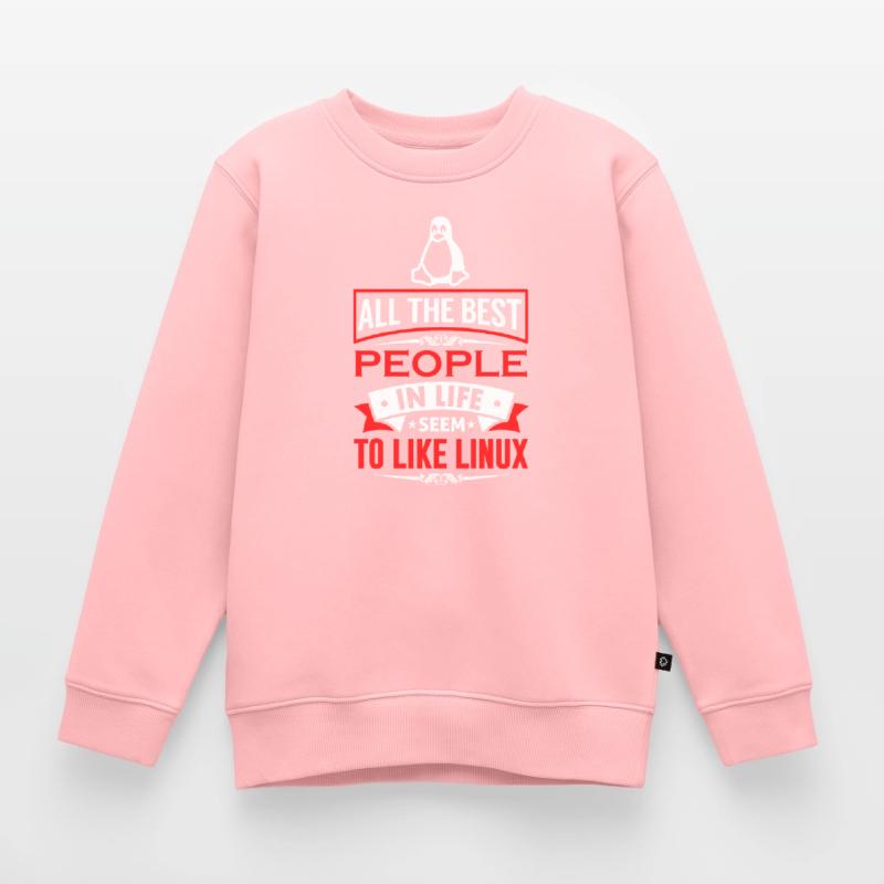 Linux Coding Nerd Sysadmin Geek Administrator Kinder Premium Organic Sweatshirt