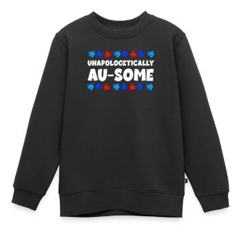Autisme Conscience - Sweat Premium enfant bio - noir - Devant - AI Model Kid Female (0cm)