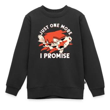 Nur Noch Einen Koi Ich Verspreche Es - Koi - Kinder Premium Organic Sweatshirt - Schwarz - Vorne - AI Model Kid Female (0cm)