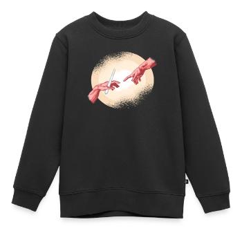 Chirurg - Kinder Premium Organic Sweatshirt - Schwarz - Vorne - AI Model Kid Female (0cm)