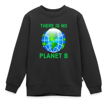 Umwelt, Klimawandel, Klimawandel - Kinder Premium Organic Sweatshirt - Schwarz - Vorne - AI Model Kid Female (0cm)