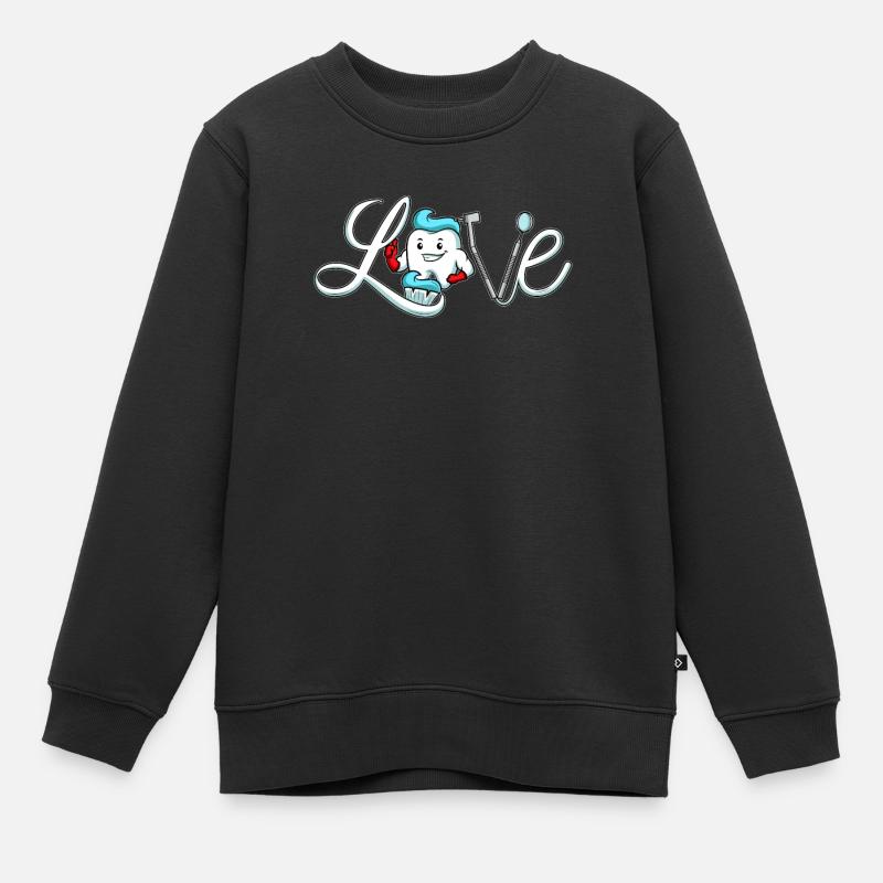 Assistante dentaire - Sweat Premium enfant bio - noir
