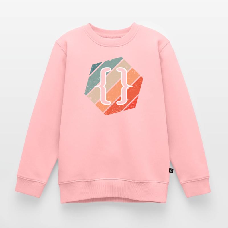 Vintage Web Developer CSS JavaScript and HTML 5 Kids Premium Organic Sweatshirt