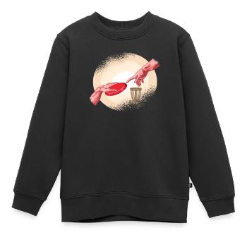 Cd Golf Shirt - Frisbee Cadeau De Golf Golf Jeu - Sweat Premium enfant bio - noir - Devant - AI Model Kid Female (0cm)