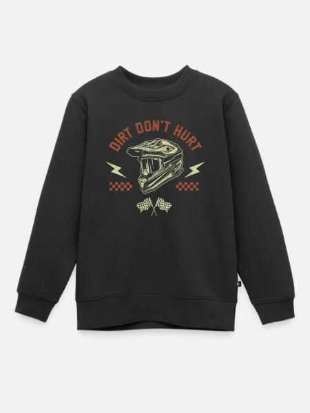 Motorcross - Kinder Premium Organic Sweatshirt - Schwarz